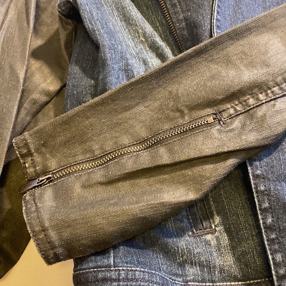 Silver Jean Co woman’s zip up jean jacket size L. NWT - Picture 11 of 12